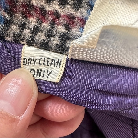 Vintage Breman And Tanner Union Made Girls Plaid‎ Wool Coat Size 3 Made In USA - Picture 10 of 14